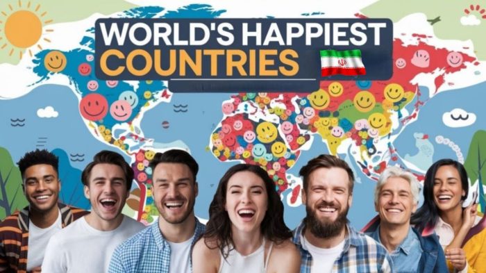 رتبه‌بندی شادترین کشورهای جهان در ۲۰۲۵؛ ایران در جایگاه ۹۹